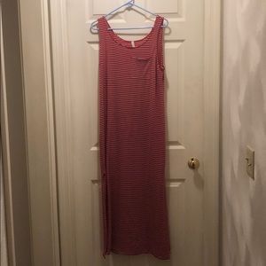 Striped maxi dress